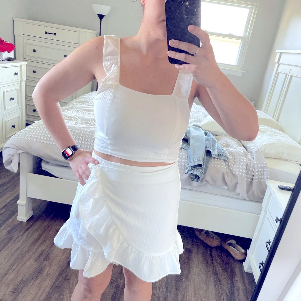 White two piece